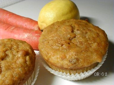 Gulrotmuffins