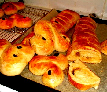 Safrankringler (Lussekatter)