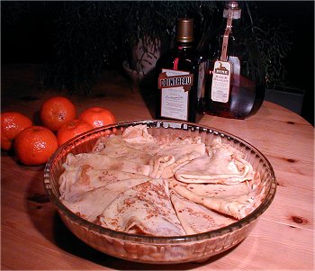 CREPES SUZETTE (mamma sin oppskrift)