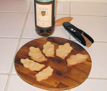 Italienske kjeks med olivenolje og Vin Santo