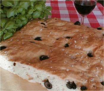 Focaccia i langpanne